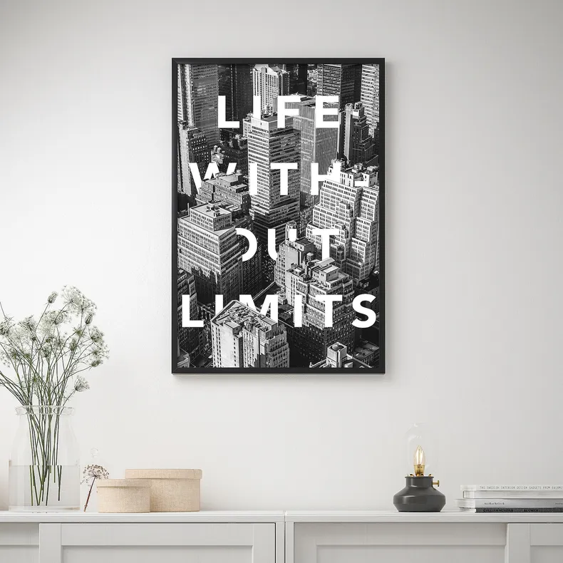IKEA BILD БИЛЬД, постер, жизнь без ограничений, 61x91 см 605.334.96 фото №2