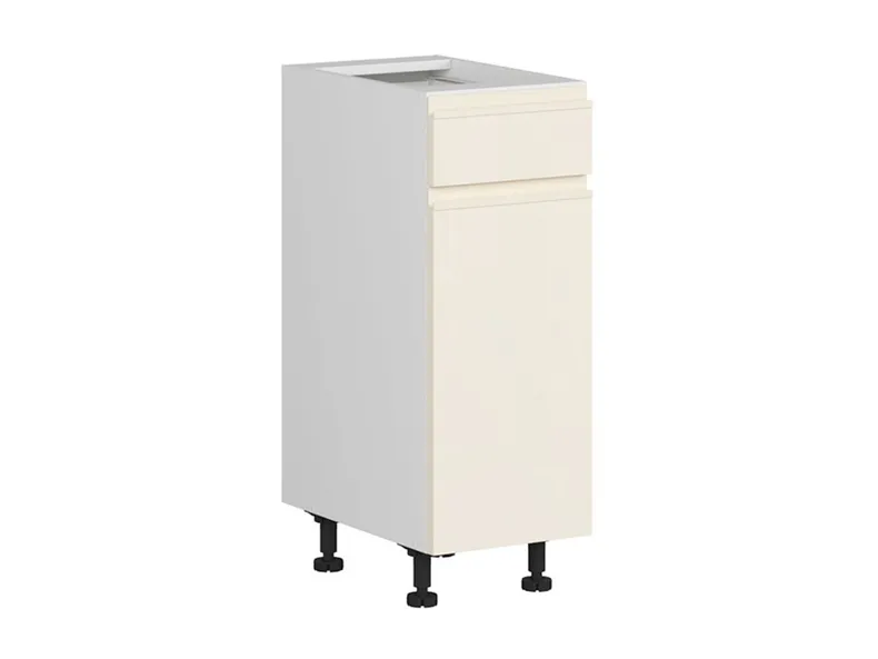 BRW Sole 30 см правосторонний кухонный шкаф с ящиками магнолия глянцевый, альпийский белый/магнолия глянец FH_D1S_30/82_P/SMB-BAL/XRAL0909005 фото №2