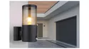 BRW Уличный настенный светильник Xeloo с датчиком день/ночь стальной черный 092971 фото thumb №2