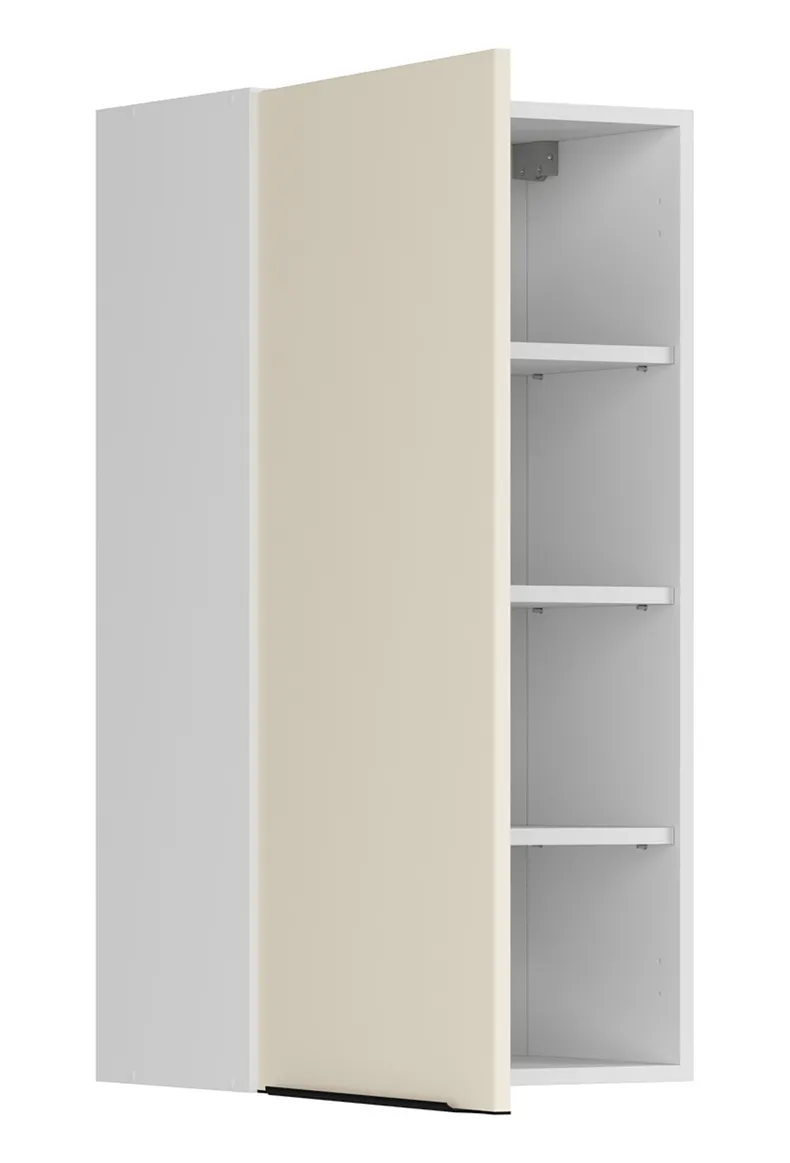 BRW Верхний кухонный шкаф Sole L6 50 см левый магнолия жемчуг, альпийский белый/жемчуг магнолии FM_G_50/95_L-BAL/MAPE фото №3