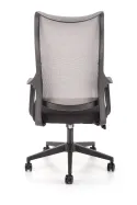 Крісло комп'ютерне офісне обертове HALMAR LORETO, сірий-чорний фото thumb №12