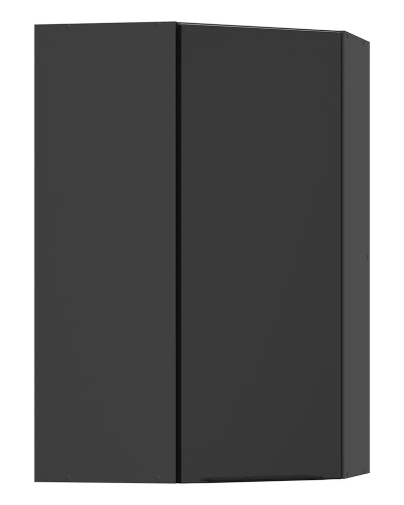 BRW Підошва L6 60 см кутова ліва кухонна шафа чорна матова, чорний/чорний матовий FM_GNWU_60/95_L-CA/CAM фото №2