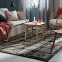 IKEA KNYLHAVREN КНЮЛХАВРЕН, килим, пласке плетіння, сірий / ручна робота, 200x300 см 305.761.52 фото thumb №2