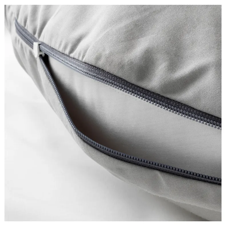 IKEA LEN ЛЕН, подушка для годування, сірий, 60x50x18 см 204.002.43 фото №5