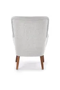 Мягкое кресло HALMAR BISHOP, ткань: серый, ореховый фото thumb №8