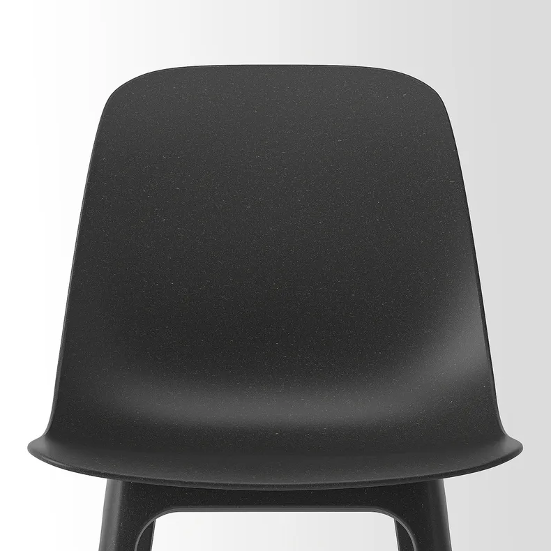 IKEA STRANDTORP СТРАНДТОРП / ODGER ОДГЕР, стол и 8 стульев, коричневый / антрацит, 150 / 205 / 260 см 294.829.89 фото №6