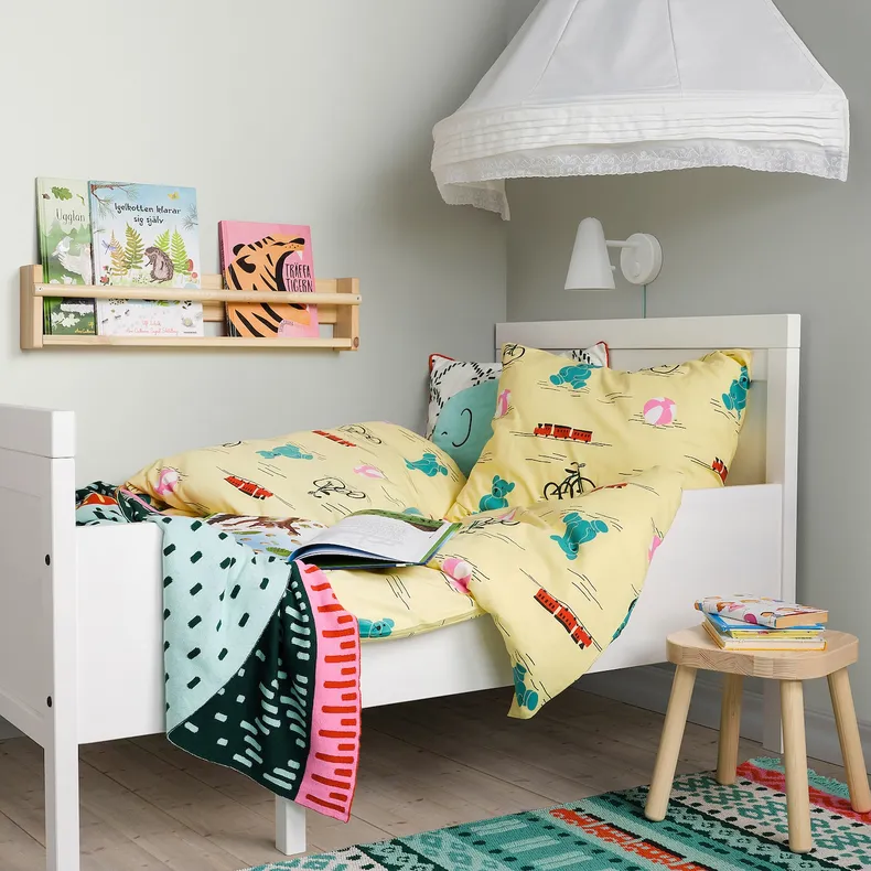 IKEA SUNDVIK СУНДВІК, каркас ліжка з рейковою основою, білий, 80x200 см 490.460.68 фото №3