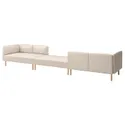 IKEA LILLEHEM ЛІЛЛЕХЕМ, 6-м модульний диван, ВІССЛЕ/бежевий деревина 695.362.21 фото thumb №1