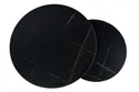 Комплект з 2-х журнальних столиків SIGNAL FERRANTE D, чорний мармур / чорний матовий, 80x80 фото thumb №21