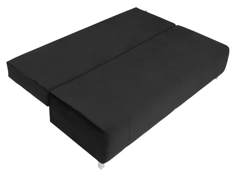 BRW Тримісний розкладний диван Kinga III з ящиком для зберігання чорний, Rain 30 Black / Print Peacock 02 Multicolor SO3-KINGA_III-LX_3DL-G5_B85286 фото №3