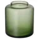 IKEA KONSTFULL КОНСТФУЛ, ваза, матове скло / зелений, 10 см 905.119.59 фото thumb №1