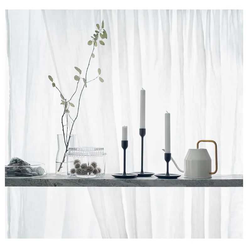 IKEA JUBLA ЮБЛА, неароматична свічка, білий, 19 см 601.919.16 фото №3