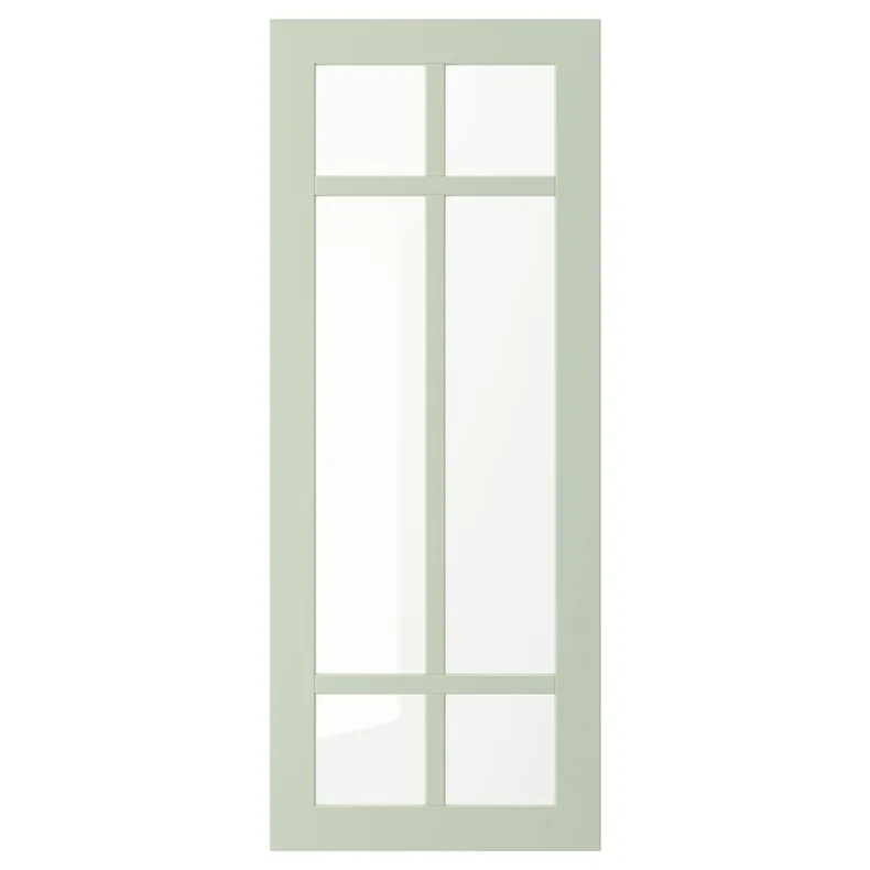 IKEA STENSUND СТЕНСУНД, скляні дверцята, світло-зелений, 40x100 см 705.240.19 фото №1