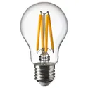 IKEA SOLHETTA СОЛХЕТТА, светодиодная лампочка E27 470 лм, прозрачный шар 004.986.60 фото thumb №1