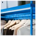 IKEA PLATSA ПЛАТСА, відкритий модуль для одягу, синій, 80x40x120 см 605.596.41 фото thumb №3