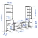 IKEA HAVSTA ХАВСТА, шкаф для ТВ, комбинацияация, белый, 282x47x212 см фото thumb №6