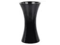 BRW ваза з пісочним годинником керамічна чорна 091707 фото thumb №1