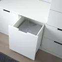 IKEA NORDLI НОРДЛІ, комод із 8 шухлядами, білий, 160x99 см 192.766.21 фото thumb №3