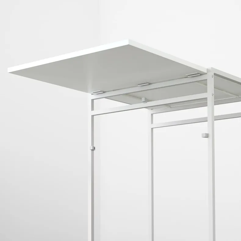 IKEA MUDDUS МОДДУС, стол с откидной полой, белый, 48 / 92x60 см 101.600.74 фото №3