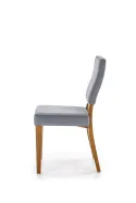 Кухонний стілець HALMAR WENANTY медовий дуб/сірий фото thumb №3