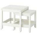 IKEA HAVSTA ХАВСТА, комплект столов, 2 шт, белый 604.042.01 фото thumb №1