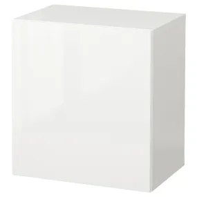 IKEA BESTÅ БЕСТО, настінна комбінація шаф, білий / СЕЛСВІКЕН білий, 60x42x64 см 394.320.55 фото