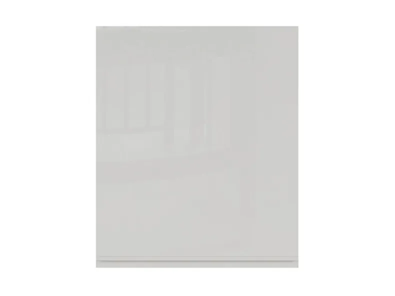 BRW Кухонный гарнитур Sole 60 см со сливом слева светло-серый глянец, альпийский белый/светло-серый глянец FH_GC_60/72_L-BAL/XRAL7047 фото №1