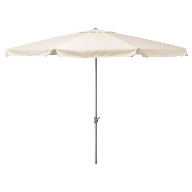 IKEA LJUSTERÖ ЛЬЮСТЕРЭ, зонт от солнца, бежевый, 400 см 202.603.13 фото №1