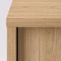 IKEA TONSTAD ТОНСТАД, шкаф с раздвижными дверцами, дуб, 82x37x120 см 104.892.31 фото thumb №4