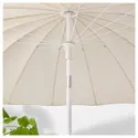 IKEA SAMSÖ САМСО, парасоля від сонця, з нахилом/бежевий, 200 см 503.118.15 фото thumb №4