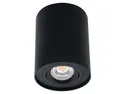 BRW Алюминиевый накладной светильник Bord черный 086785 фото thumb №1