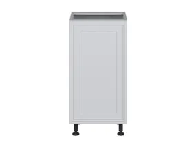 BRW Кухонный цокольный шкаф Верди 40 см правый светло-серый матовый, греноловый серый/светло-серый матовый FL_D_40/82_P-SZG/JSZM фото