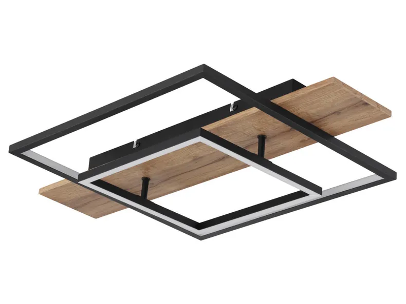 BRW Vanni LED 2-позиционный металлический потолочный светильник черный 091501 фото №3