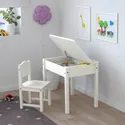 IKEA SUNDVIK СУНДВІК, дитячий письмовий стіл, білий, 60x45 см 402.017.37 фото thumb №4