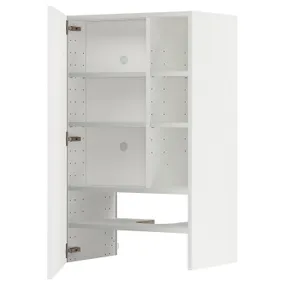 IKEA METOD МЕТОД, навесной шкаф д / вытяжки / полка / дверь, белый / светло-серый, 60x100 см 495.042.21 фото