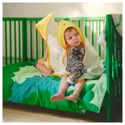 IKEA GRÖNFINK ГРЁНФИНК, детское постельное белье, 3 предм., зелёный/бирюзовый, 60x120 см 805.723.64 фото thumb №7