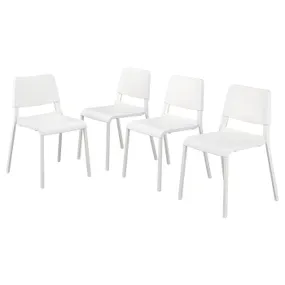 IKEA TEODORES ТЕОДОРЕС, стілець, білий 193.998.39 фото