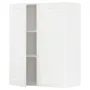IKEA METOD МЕТОД, навісна шафа з полицями/2 дверцят, білий Енкопінг/білий імітація дерева, 80x100 см 294.734.66 фото