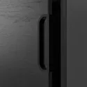 IKEA GALANT ГАЛАНТ, шафа з розсувними дверцятами, шпон з мореного ясена чорного кольору, 160x120 см 203.651.31 фото thumb №8