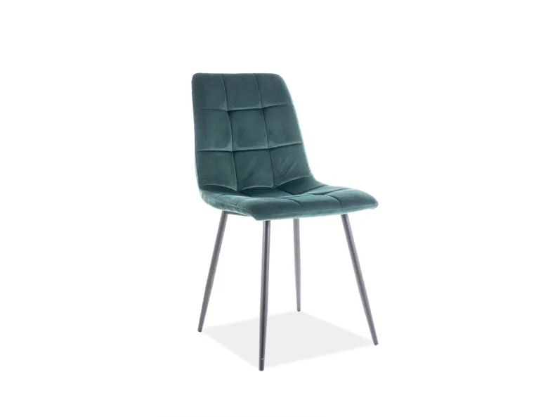 Кухонный стул SIGNAL MILA Velvet, Bluvel 78 - зеленый фото №1
