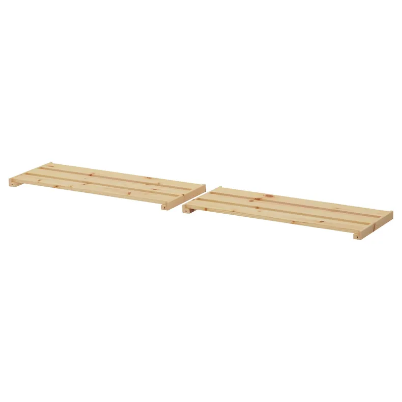 IKEA HEJNE ХЕЙНЕ, полиця, деревина хвойних порід, 77x28 см 2 шт 002.878.08 фото №1
