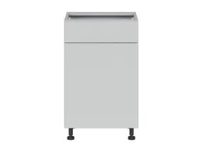 BRW Top Line кухонный базовый шкаф 50 см правый с ящиком светло-серый матовый, греноловый серый/светло-серый матовый TV_D1S_50/82_P/SMB-SZG/BRW0014 фото