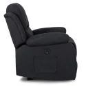 Масажне крісло MEBEL ELITE BONO 2, тканина: чорний фото thumb №10