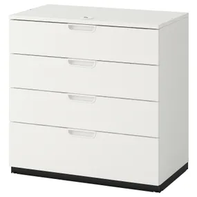 IKEA GALANT ГАЛАНТ, тумба с ящиками, белый, 80x80 см 903.651.61 фото