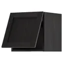 IKEA METOD МЕТОД, шафа навісна, горизонтальна, чорний / Лерхіттан, пофарбований у чорний колір, 40x40 см 093.917.30 фото thumb №1