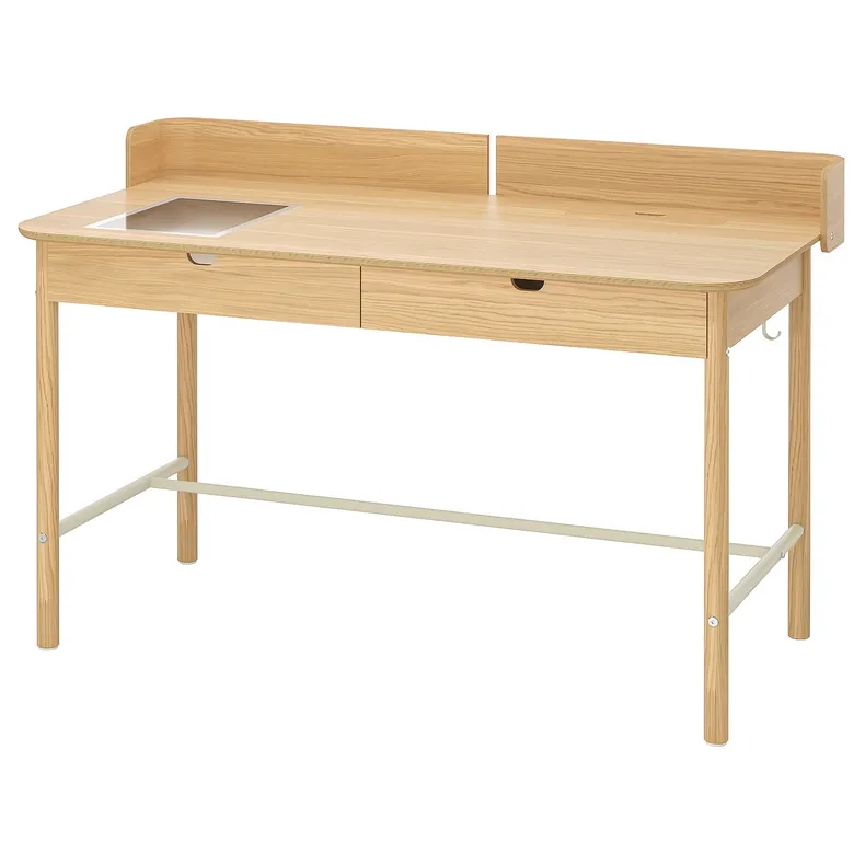 IKEA RIDSPÖ РІДСПЕ, письмовий стіл, дуб, 140x70 см 004.852.24 фото №1