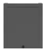 BRW Верхний шкаф для кухни Junona Line 50 см левый/правый графит, белый/графит G1D/50/57_LP-BI/GF фото