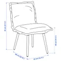 IKEA EKEDALEN ЭКЕДАЛЕН / KLINTEN КЛИНТЕН, стол и 4 стула, белый / светло-бежевый, 120 / 180 см 095.058.97 фото thumb №5