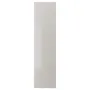 IKEA FARDAL ФАРДАЛЬ, дверцята з петлями, глянцевий / світло-сірий, 50x195 см 191.777.01 фото