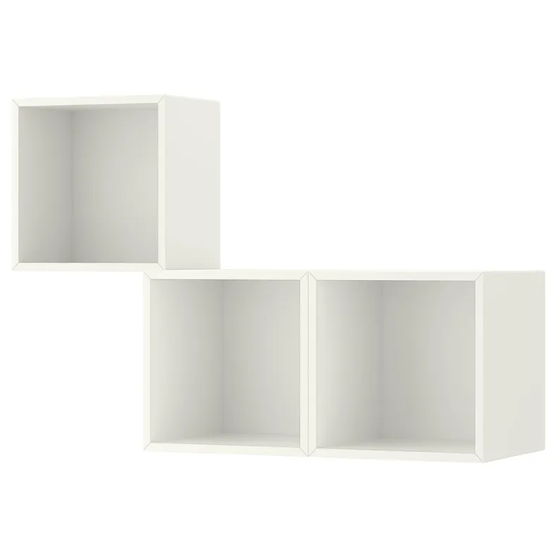 IKEA EKET ЭКЕТ, комбинация настенных шкафов, белый, 105x35x70 см 292.862.81 фото №1
